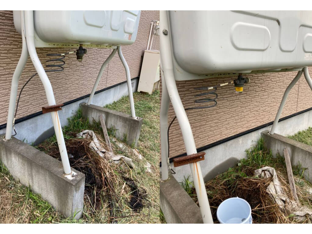 北海道旭川市【戸建リフォーム】灯油タンクのフィルターの交換-img