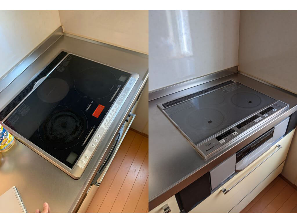 北海道札幌市東区【賃貸リフォーム】IHヒーターの交換-img