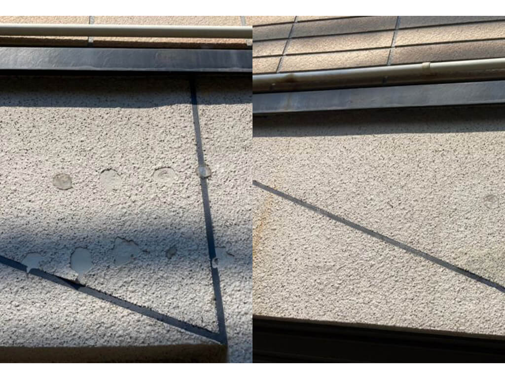 北海道石狩郡【賃貸リフォーム】外装モルタル補修工事-img