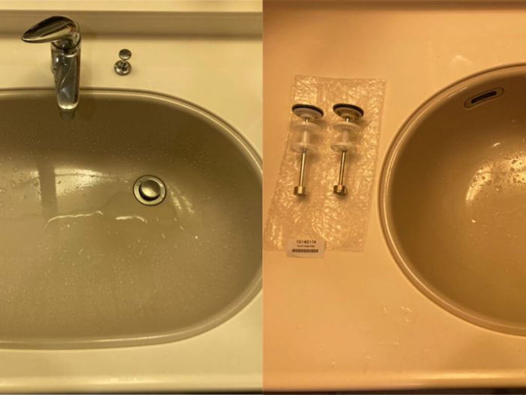 北海道札幌市豊平区【賃貸リフォーム】浴室・洗面・キャップ交換-img