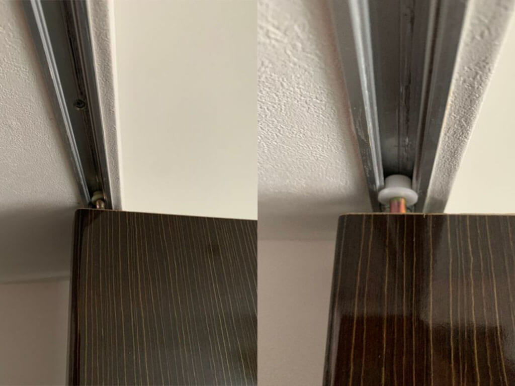 北海道札幌市西区【賃貸リフォーム】クローゼットのランナー交換-img