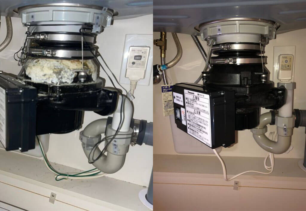 北海道札幌市中央区【賃貸リフォーム】ディスポーザーの交換-img