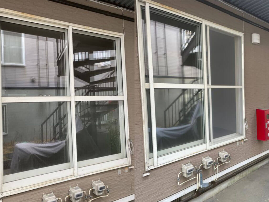 北海道旭川市【賃貸リフォーム】網戸2枚の取り付け-img