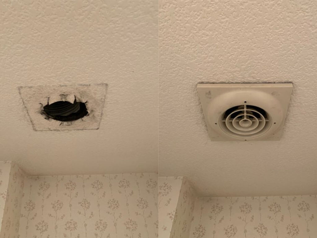 北海道小樽市【賃貸リフォーム】トイレ換気扇交換-img