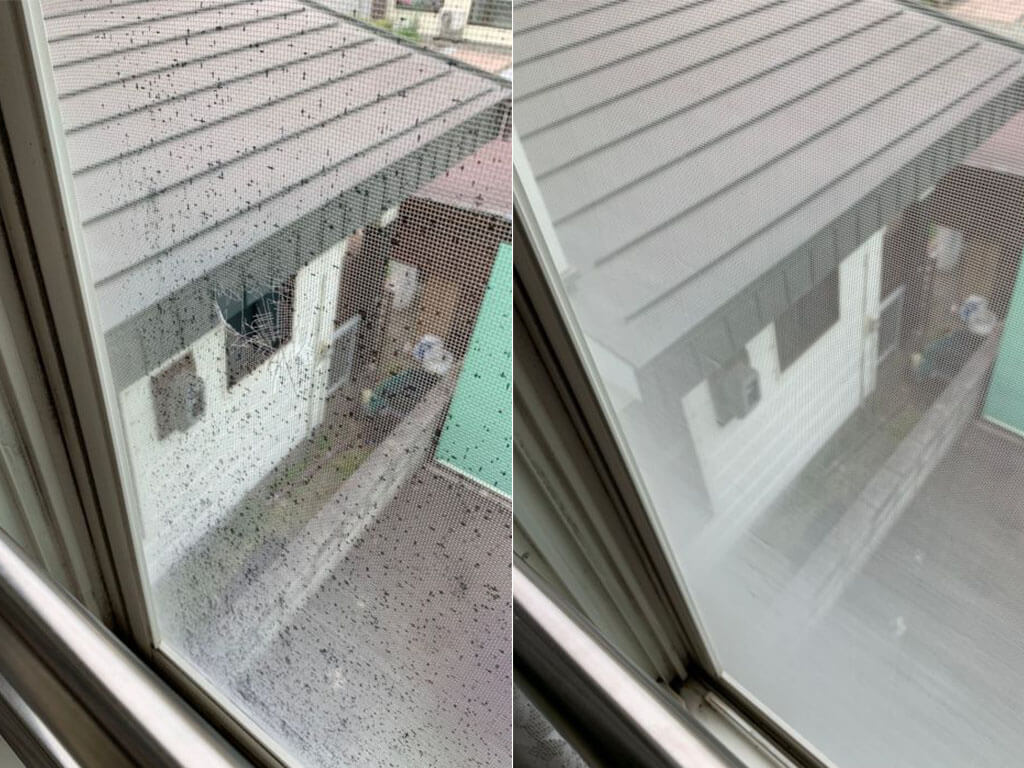 北海道札幌市手稲区【賃貸リフォーム】網戸２箇所の張替え-img