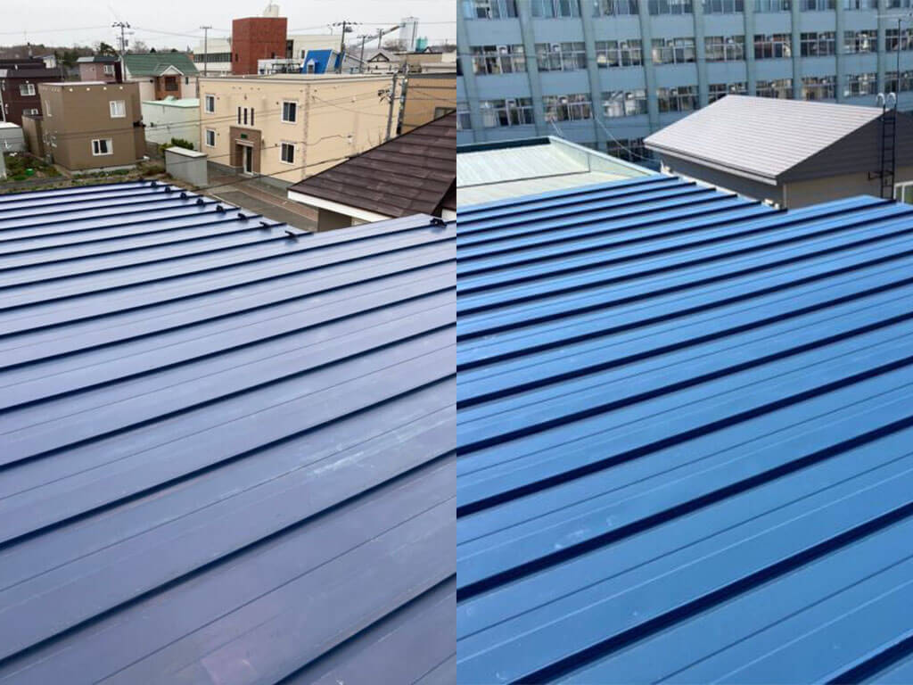 北海道札幌市北区【戸建てリフォーム】150㎡の屋根塗装工事-img