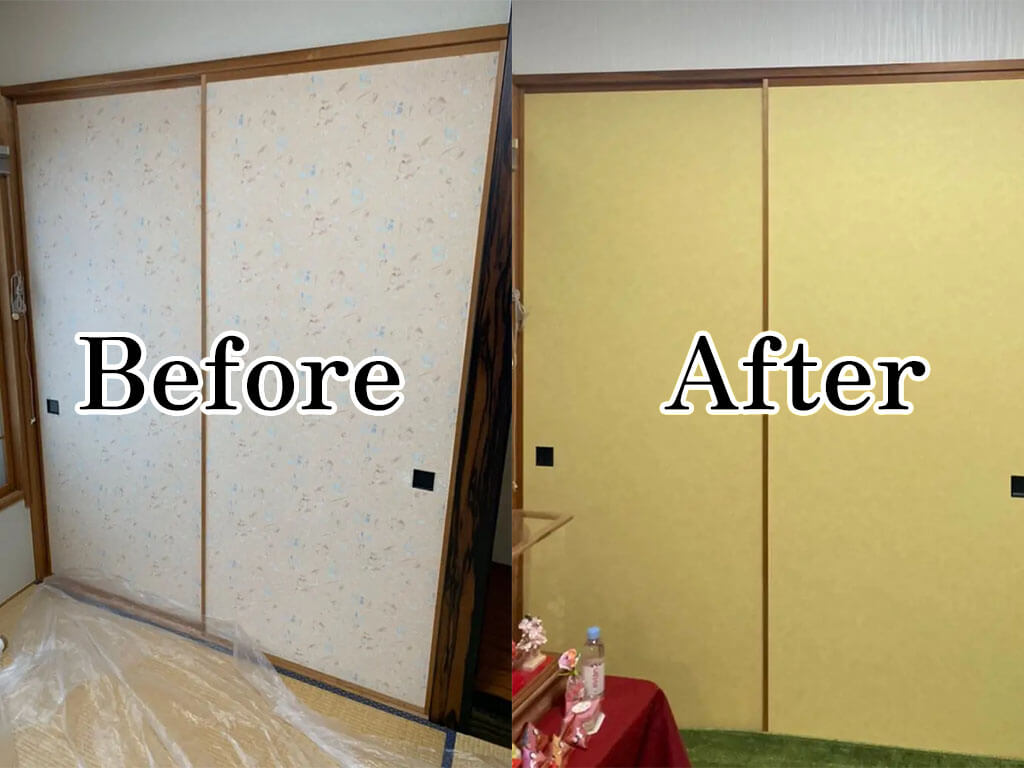 【押入れクロス張替工事】北海道石狩市/戸建リフォーム　M.T様…-img