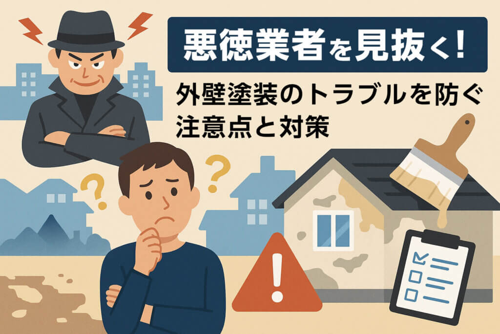 悪徳業者を見抜く!札幌市で外壁塗装トラブルを防ぐ注意点と対策
