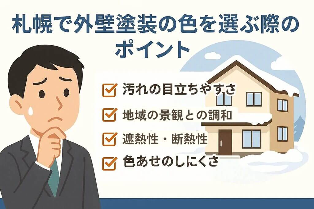 札幌市で人気の外壁カラーとは?【雪国で映える色・避けたい色】